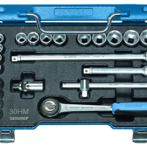 D 30 HMU-10 Set nasadnih kljuceva 3/8" 6-22mm, 22del