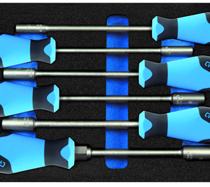 1500 CT1-2133 Set nasadnih ključeva-odvijača u 1/3 CT-modulu, 5.5-10mm,  6 del