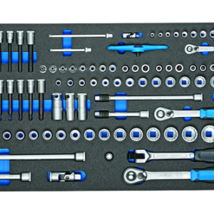 2005 CT4-U-20 Set nasadnih ključeva 1/4"-3/8“-1/2“ u 4/4 CT modulu, 91del