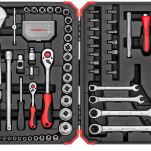 R46003097 Set nasadnih ključeva 1/4"+1/2", 97 del