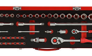 R46004049 Set nasadnih ključeva 1/2"+1/4" 49 del