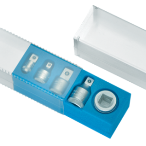 S 2032-05 Adapter nasadnih ključeva set 1/4" – 3/4"  5 del