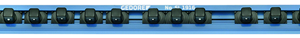 SL 1916 Magnetni držač za nasadne ključeve 1/2"  580mm, prazno