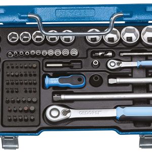 19 V20 U-20  Set nasadnih kljuceva 1/4"+1/2" 81 del