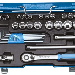 D 19 WAU-20 Set nasadnih kljuceva 1/2" 5/16-1.1/4" 31 del