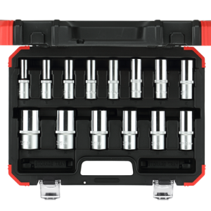 R61003114  Set dubokih nasadnih kljuceva 1/2" 10-32mm  14-del.